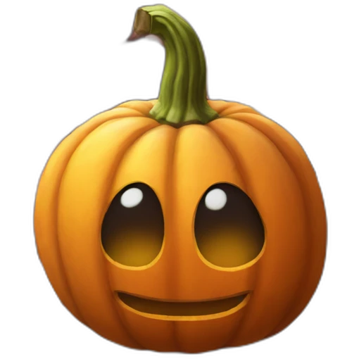 Pumpkin on the roof emoji