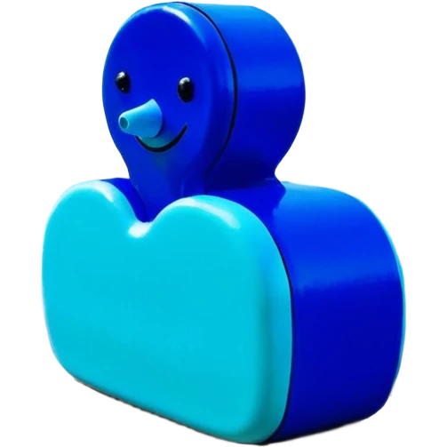 Маленькая синяя галочка в круге синего цвета emoji