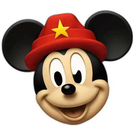 mickey mouse communist emoji