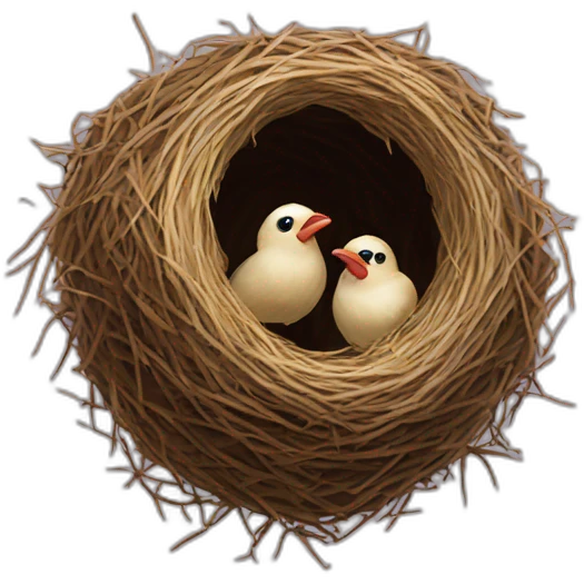 Nicholas Cage Bird Nest emoji