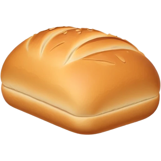 single hotdog bread roll, no sausage emoji