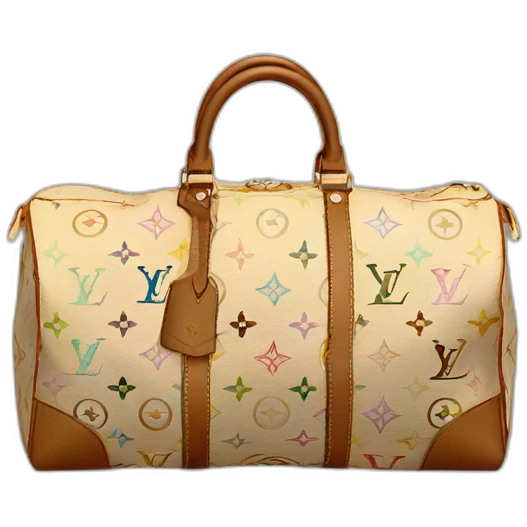 Louis Vuitton keepall emoji