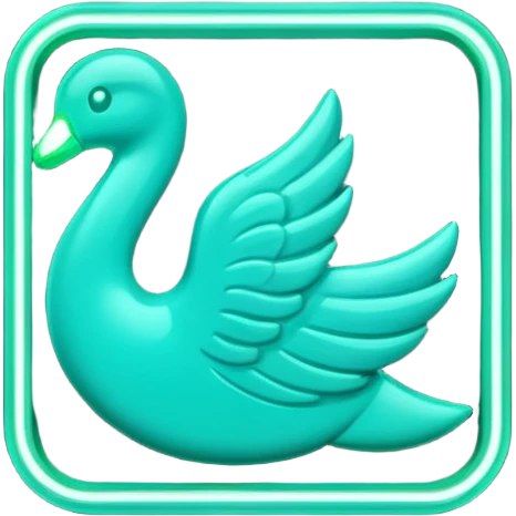 A THANK YOU SIGN IN NEON TEAL GREEN... AS IF ITS A REAL NEON SIGN emoji