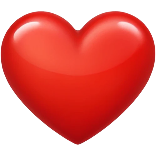 Red heart kornr r emoji