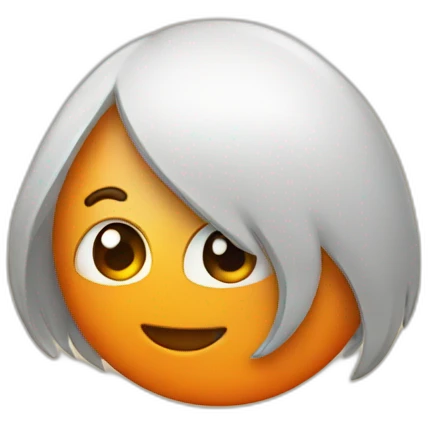 chat orange emoji