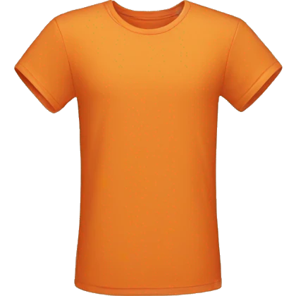  orange tshirt emoji
