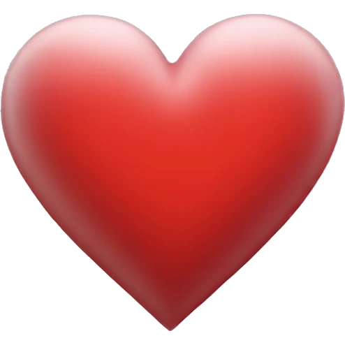 Red heart  emoji