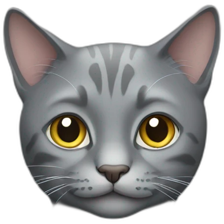 gray cat emoji