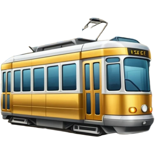 tram in city emoji