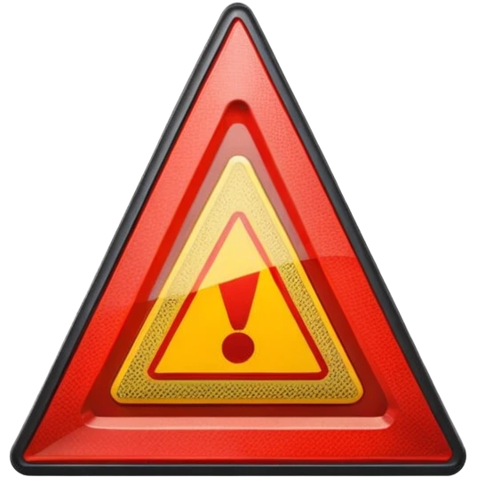 Warning Triangle emoji