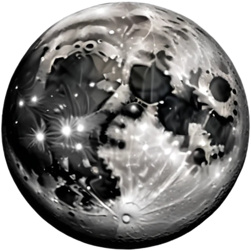  dark shiny aesthetic moon emoji