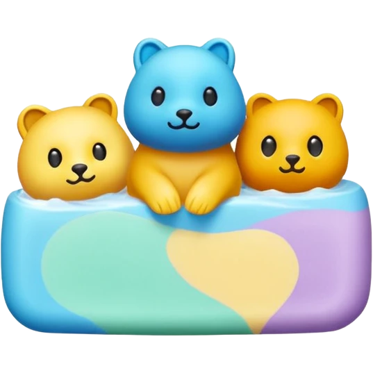 animal shaped soap emoji