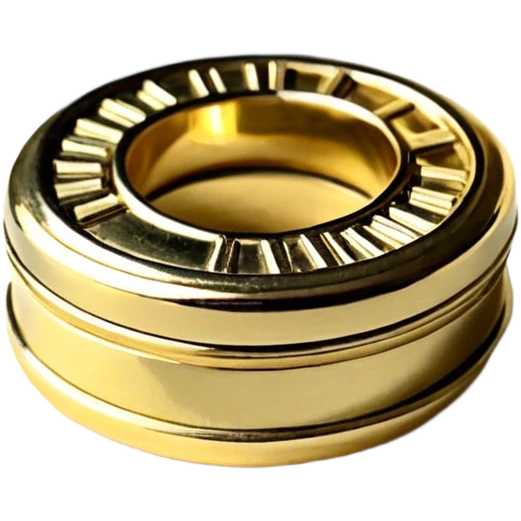 шкатулка маленькая золотая круглая драгоценность  emoji