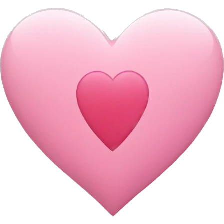 Pink heart  emoji