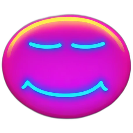 Juicy booty neon sign style man emoji