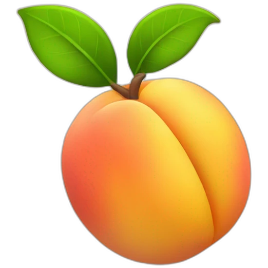 coin with peach emoji