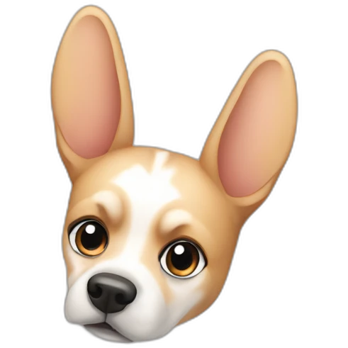 dog's ear isolate emoji