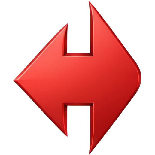 red arrow down emoji