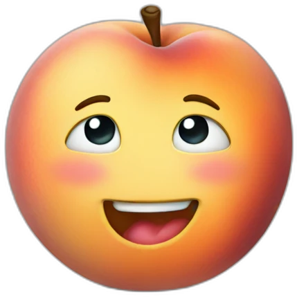 Big peach emoji