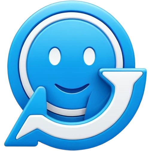 Graphic design, Ingosstrakh brand style, modern, neon blue and white colors, 80s style elements like callouts and bold fonts, minimalist, corporate, white background, high quality, 4k emoji