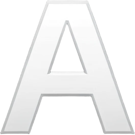 BLACK SQUARE SHAPE, CAPTIAL LETTER  "A" PRINTED IN CENTER emoji