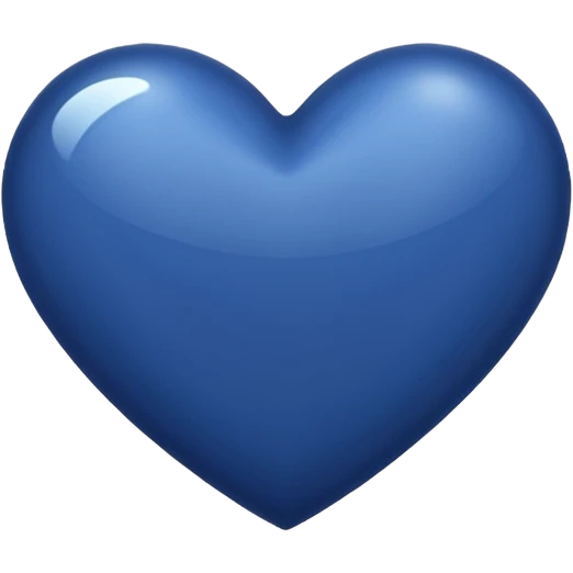 Nevy blue heart  emoji