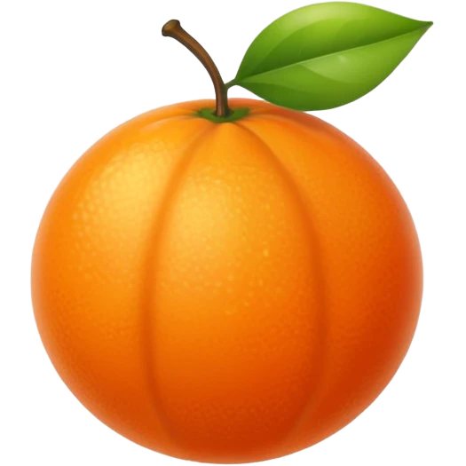 orange fuit emoji