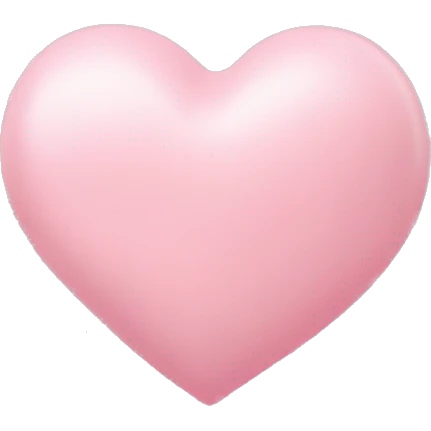 baby pink heart emoji