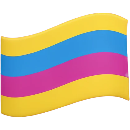 Pansexual flag emoji