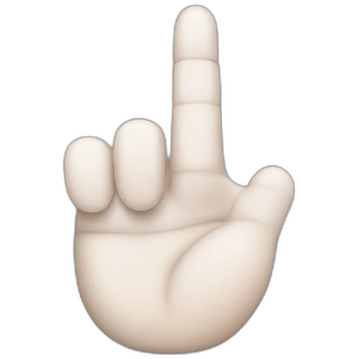 injured middle finger right hand emoji