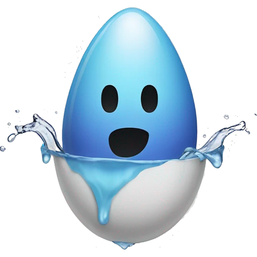 eggplat with water comming out of it emoji