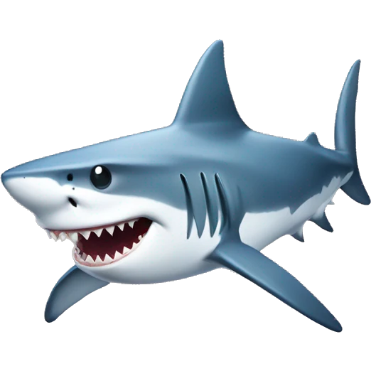 shark on a quest with hats on emoji