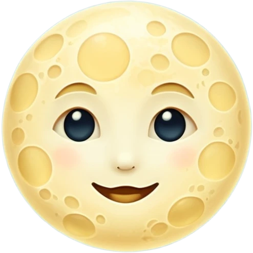 Vintage Sparkling Moon emoji