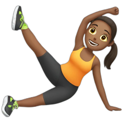 flat workout emoji