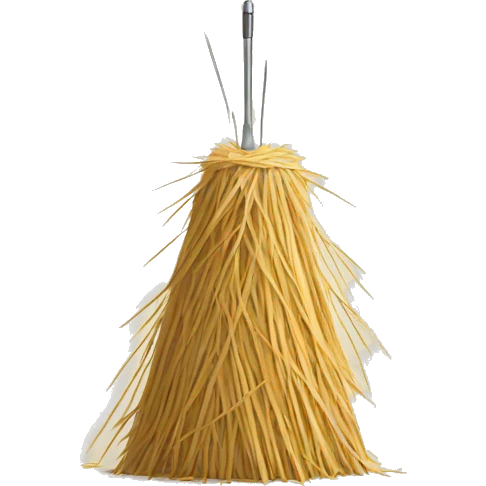 Big Needle stuck into a minimalistic haystack emoji