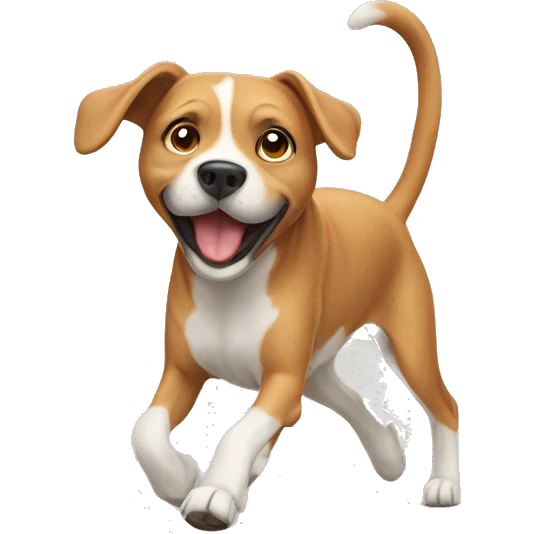 dog emoji had lunging emoji