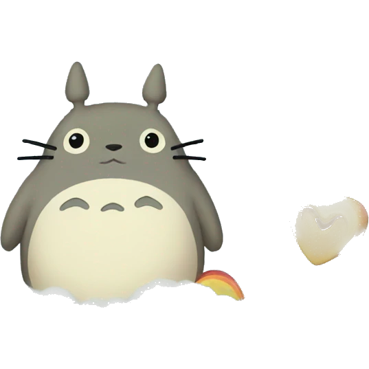Totoro rainbow emoji