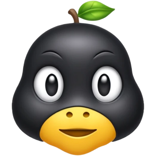 Lazo negro de luto emoji
