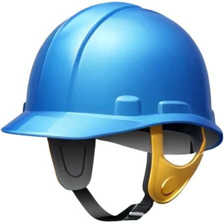 blue helmet emoji