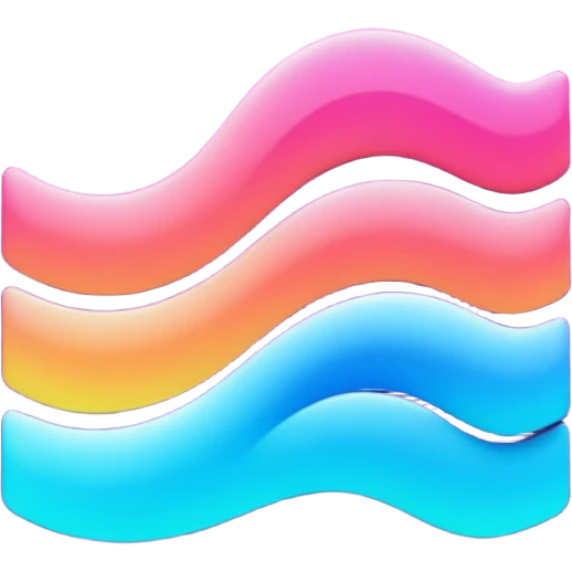 colorful gradient line emoji