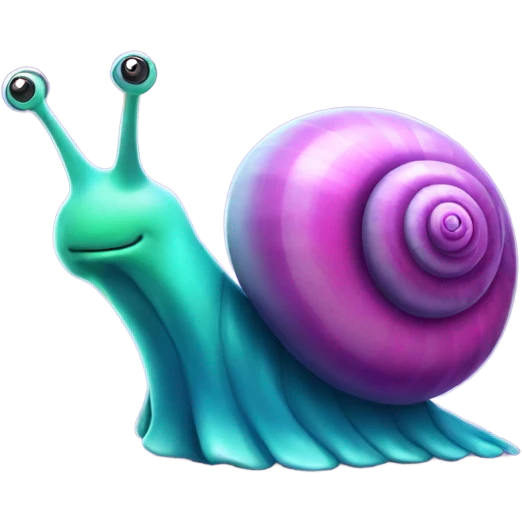Disco snail emoji