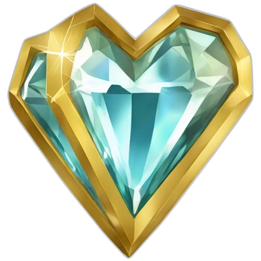 gold #c5b792 heart like a diamond emoji