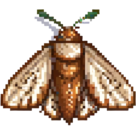 brown moth emoji