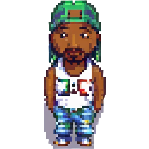 Репер 2Pac, no background emoji