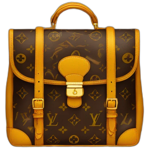 monogram lv backpaxk emoji