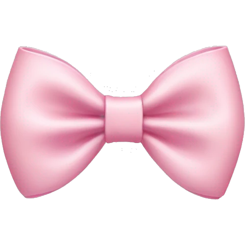 Light pink bow emoji