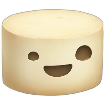 round tofu emoji