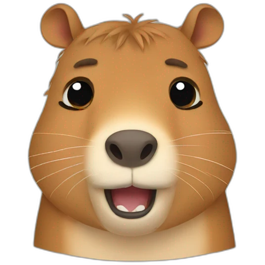 crying capybara emoji
