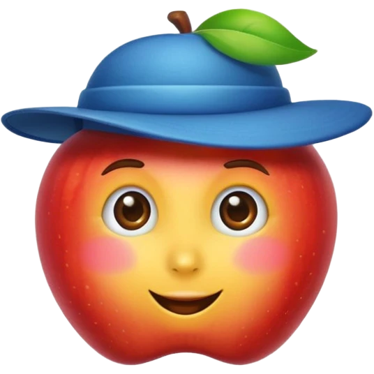 fruit with hat emoji