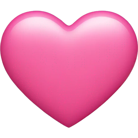 Pink heart emoji
